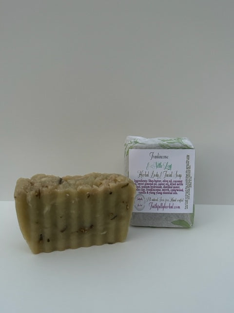 Frankincense & Nettle Herbal Soap